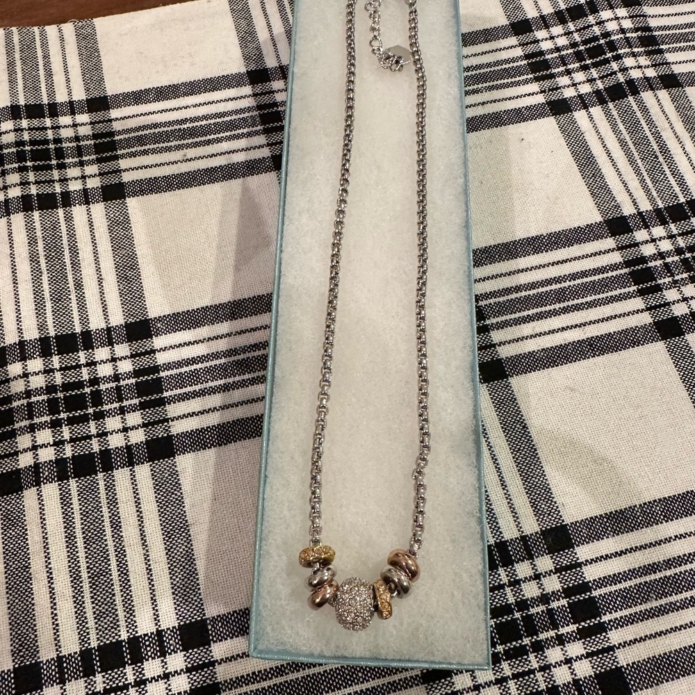 Touchstone Crystal Let It Slide Necklace